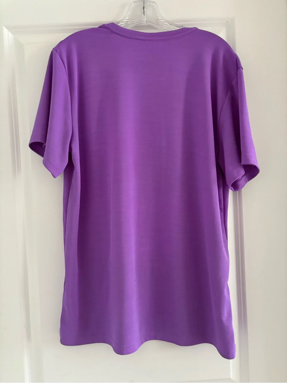 Nike Men’s Dri-FIT Tee Purple with Black Swoosh